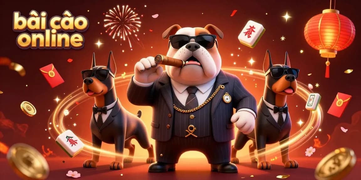 Experience the thrill of bài cào online with a vibrant casino-themed digital illustration.