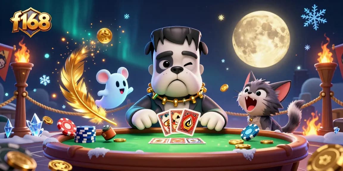 Experience the thrilling f168 gaming scene with a massive jackpot around engaging characters.
