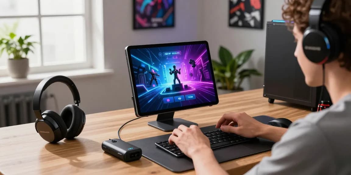Slot7000 gaming platform user enjoying fast access and stability on tablet with vibrant visuals