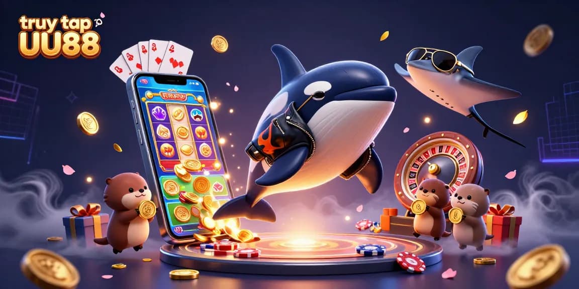 Experience the thrilling excitement of casino games while truy cập UU88 and win golden coins.