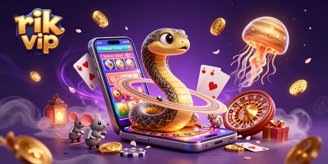 Experience winning excitement at rik vip with animated bets and cosmic dealers in a vibrant casino scene.