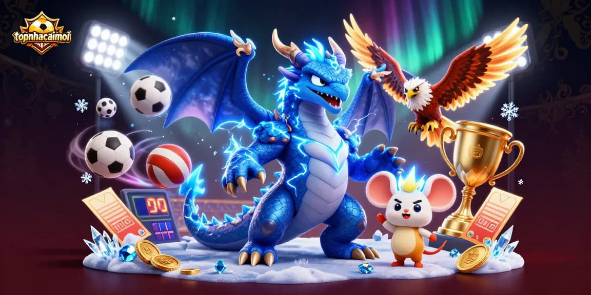 Engage with topnhacaimoi's vibrant gaming scene featuring dynamic characters and thrilling sports elements.