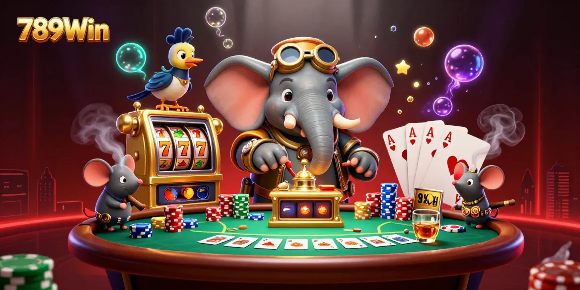 Experience thrilling jackpot action at 789Win with this dynamic 3D casino scene.