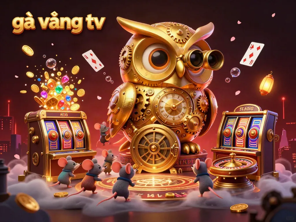 Experience gà vàng tv's action-packed casino adventure with our golden owl and animated mouse patrons!