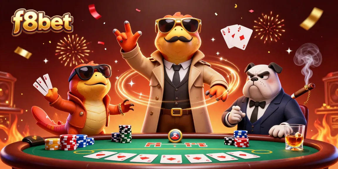 Experience the thrill of f8bet with playful raptors trying to enter a VIP casino lounge.
