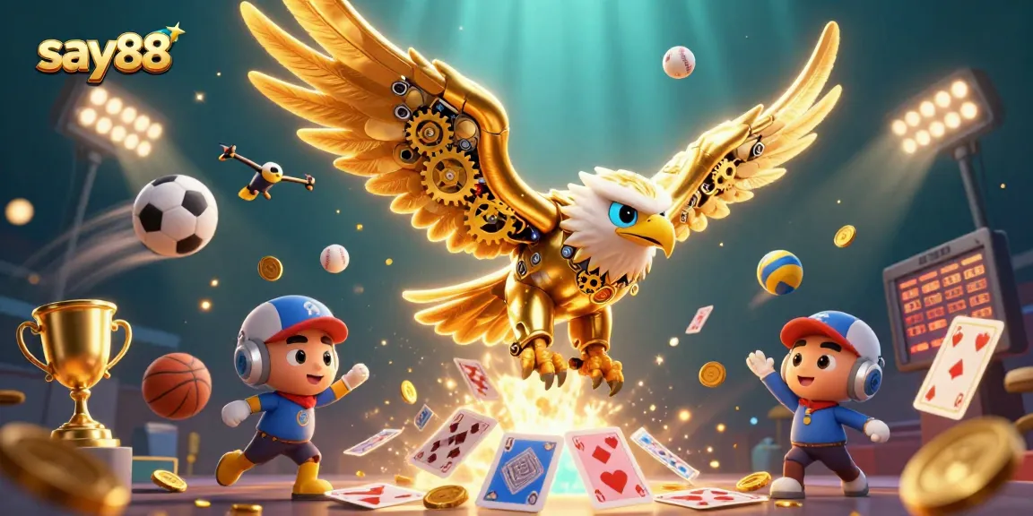 Experience thrilling gameplay at say88 with captivating casino visuals and dynamic sports elements.