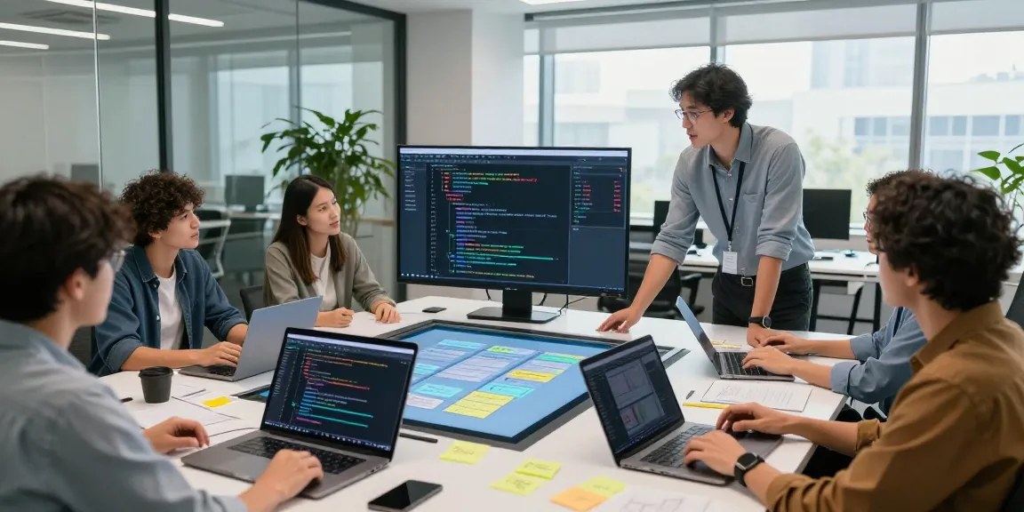 Team collaboration in a tech workspace exploring instant indexing strategies with digital tools.