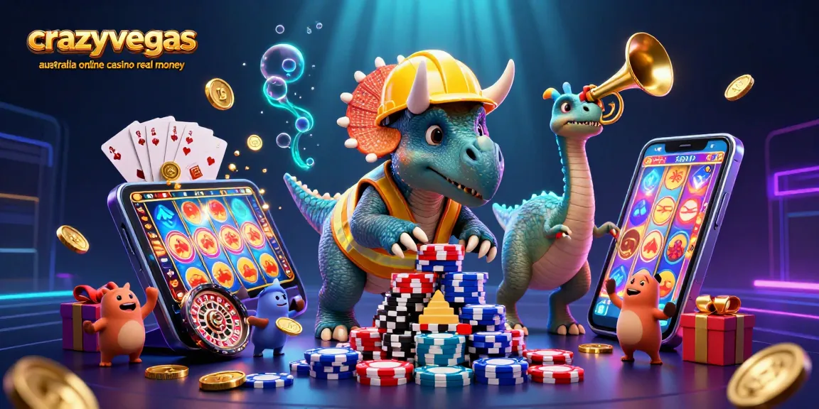 Win at crazyvegas australia online casino real money with exciting 3D cartoon casino adventure!