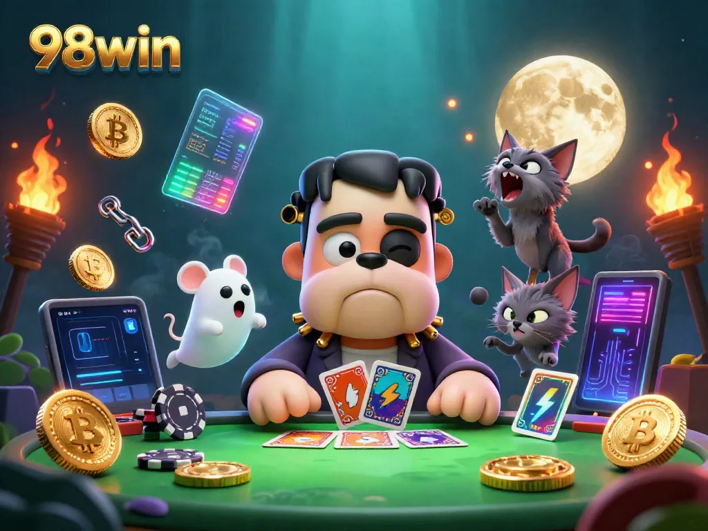 Engage in thrilling action with 98win's immersive casino experience, featuring unique characters and gameplay elements.