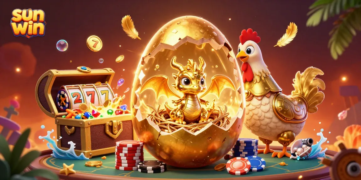 Experience the thrilling sun win atmosphere with golden dragon and exciting casino elements.