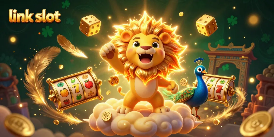 Slot link slot yang mengasyikkan dengan simbol buah dan dadu emas, menggambarkan pengalaman kasino yang menarik.