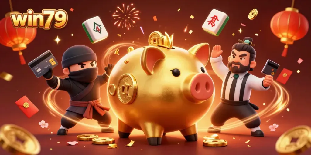 Engage in exciting wins at win79 with dynamic characters in a vibrant casino atmosphere.