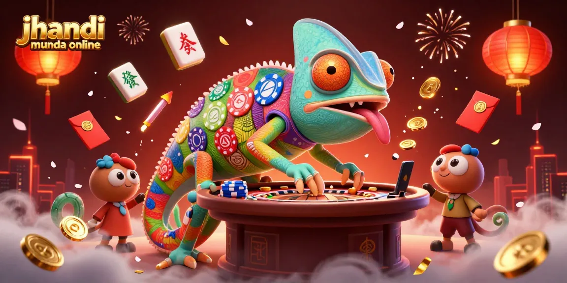 Engage with the excitement of jhandi munda online in this rich, vibrant casino illustration.