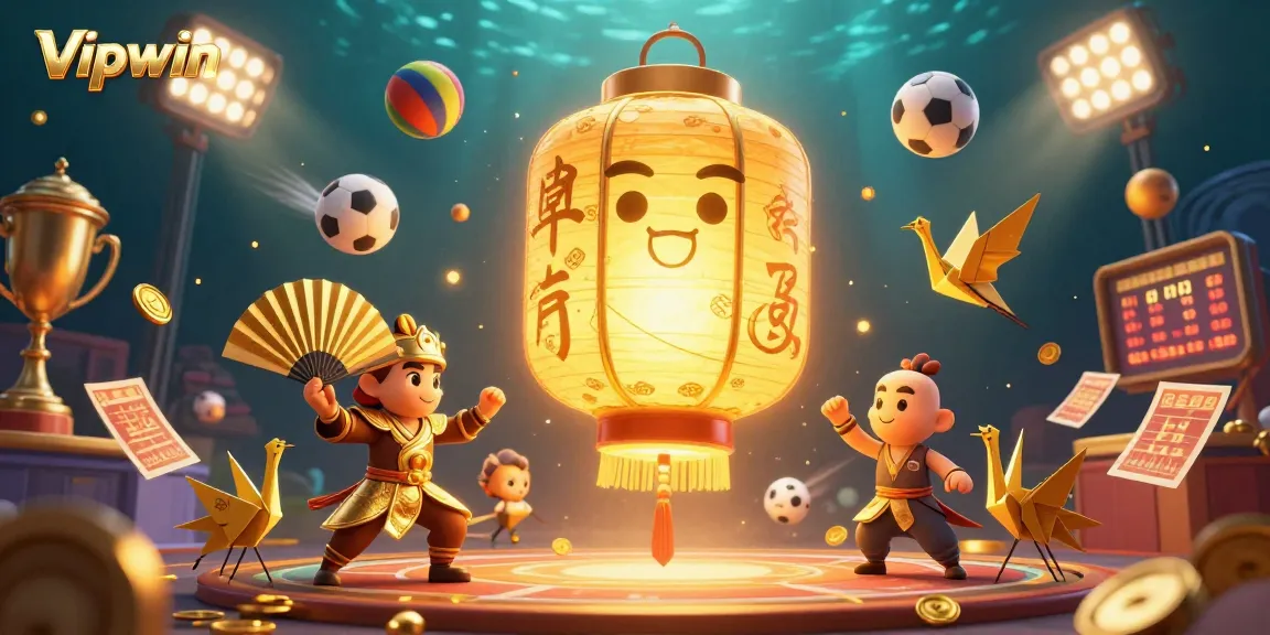Experience exciting gaming at Vipwin with vibrant 3D casino elements and energetic characters