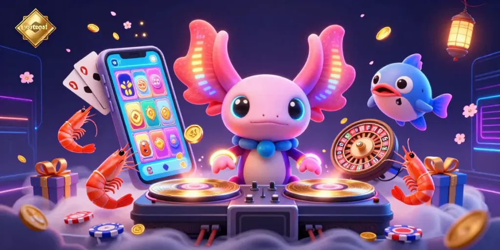 Engage with yaotogel's vibrant gaming experience, showcasing dynamic characters and immersive casino elements.