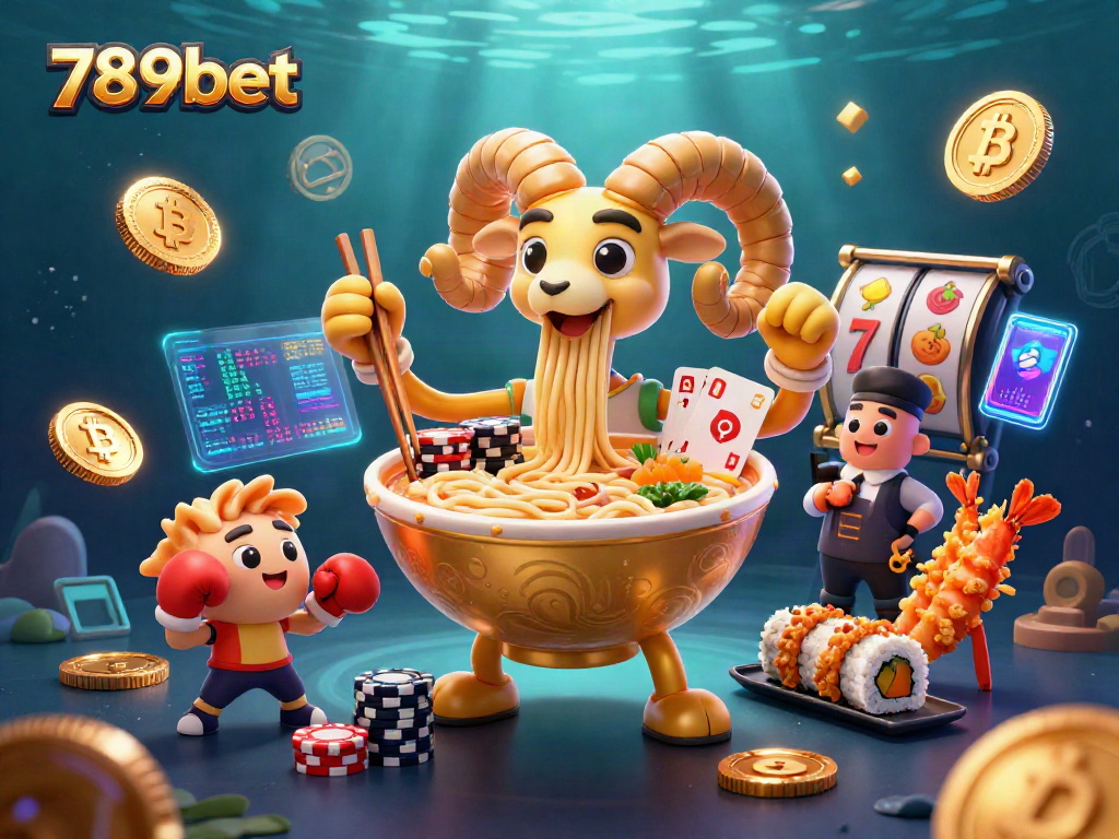 Engage with 789bet's vibrant casino experience featuring animated characters and crypto highlights.
