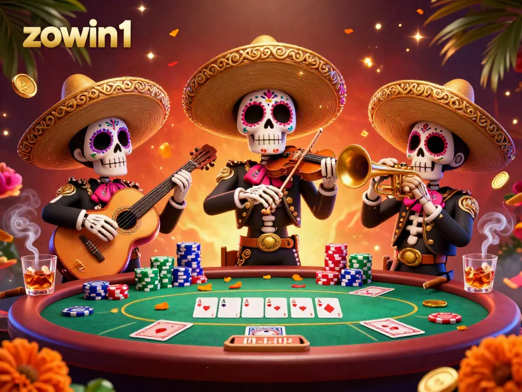 Engage in lively gameplay at zowin1 with a vibrant mariachi-themed casino experience.
