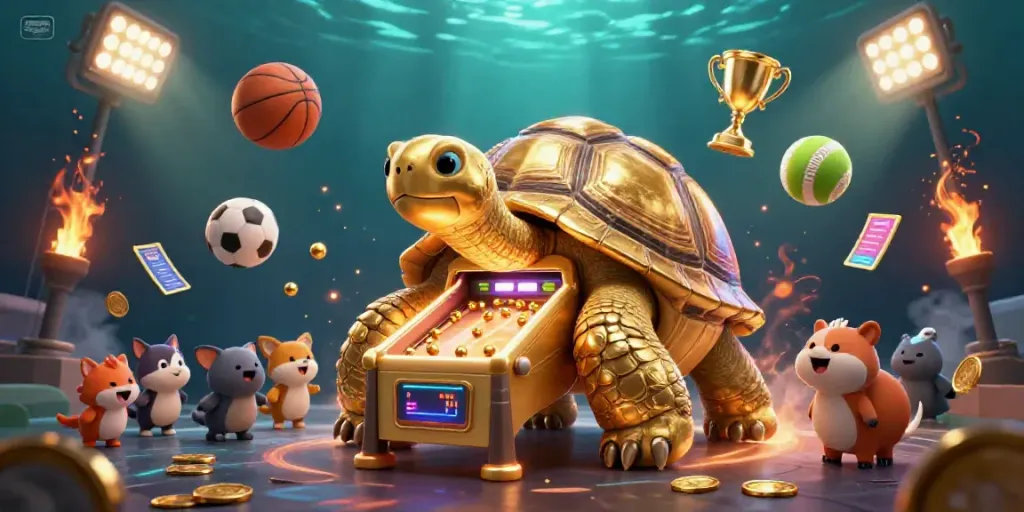 Experience thrilling gameplay with Sunwin in this vibrant casino scene filled with excitement and golden rewards.