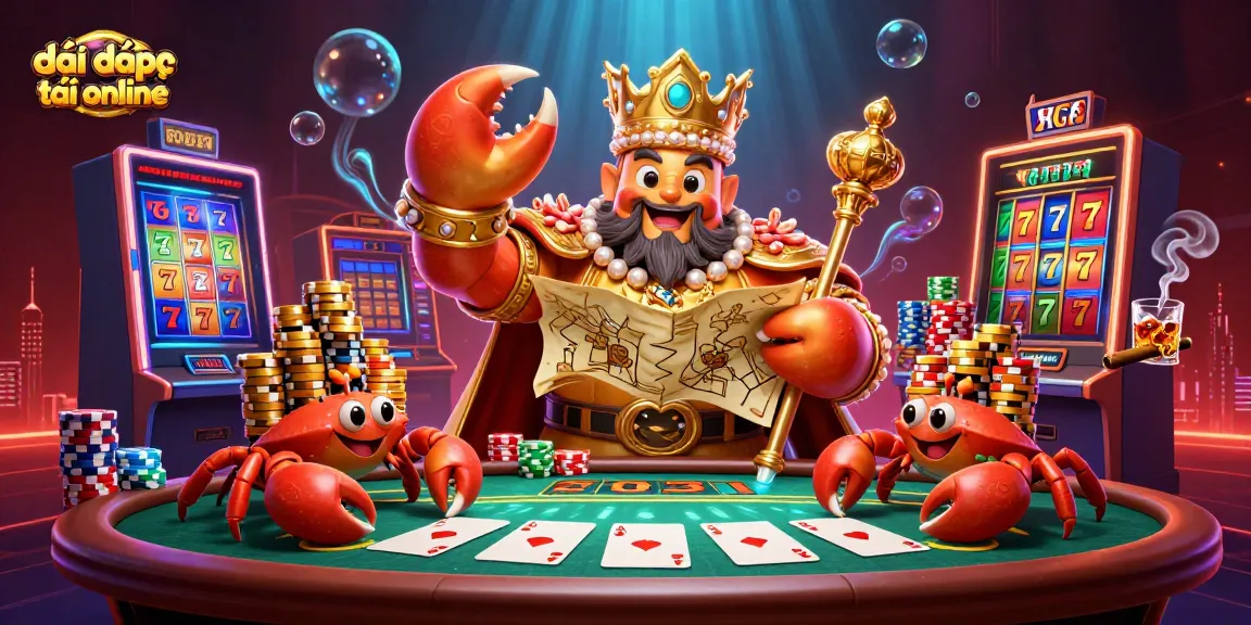 Experience the thrill of đại phát tài online with vibrant slots, game elements, and an elegant setup.