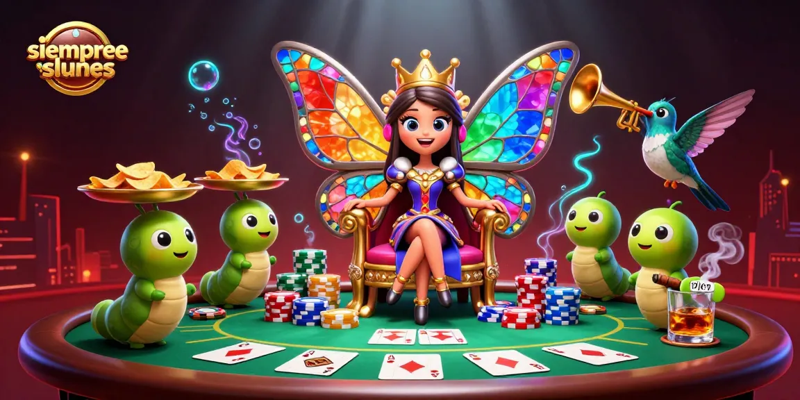 Engage in thrilling gaming action at siempreeslunes with colorful casino elements and vibrant characters.