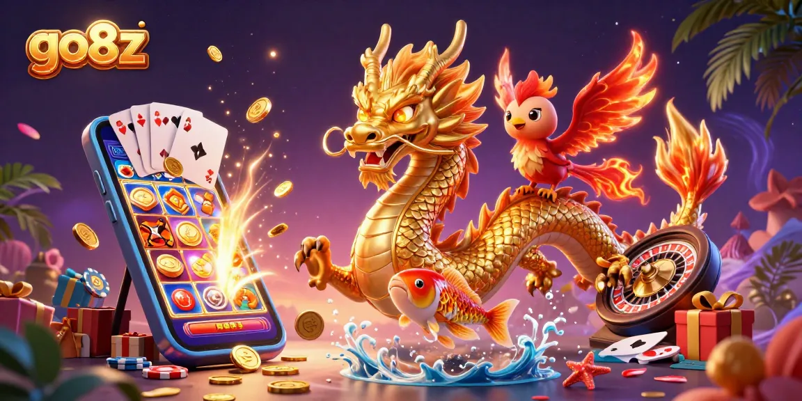 Experience thrilling gameplay at go8z with vibrant characters and dazzling casino elements.