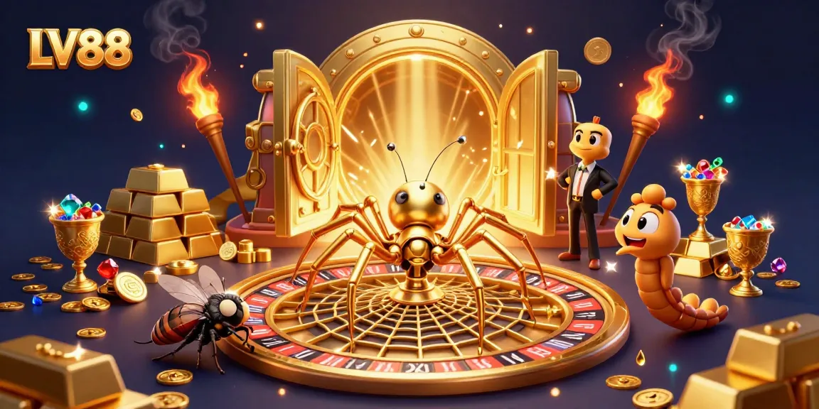 Place strategic bets at LV88's roulette wheel for a chance to win big!