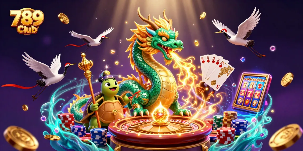 Engage with the excitement at 789 Club with vibrant characters and dynamic casino elements.
