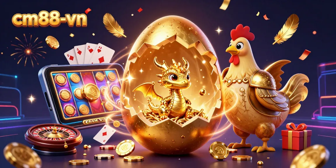 Spin to win big at cm88-vn with crystallized golden drakes and vibrant slot games.