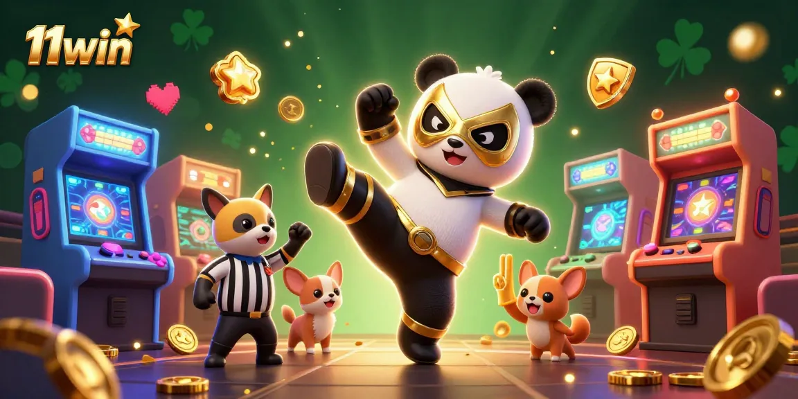 Engage with 11win's exciting casino fun featuring dynamic characters and festive gaming elements.