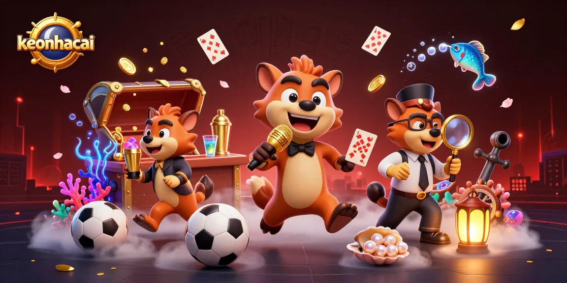Experience lively keonhacai moments with hyenas in a sports betting casino, celebrating winnings among vibrant games and elements.