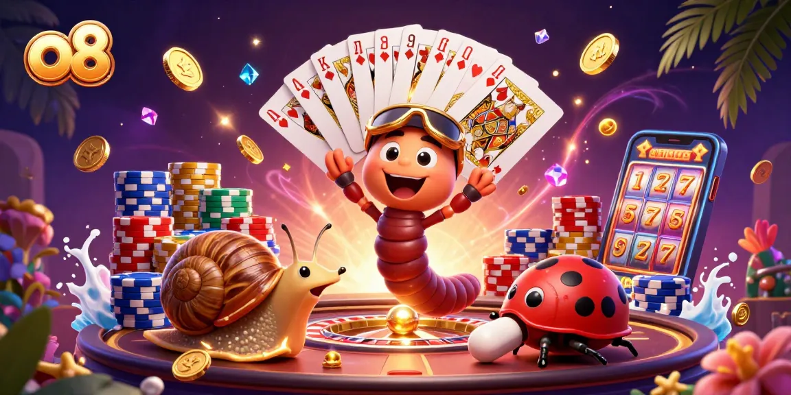 Experience thrilling play with o8’s dynamic casino scene featuring a captivating dealer and vibrant game elements.