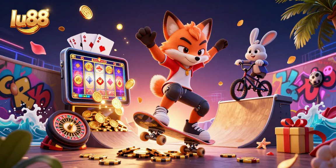 Experience fun and excitement at lu88 with thrilling 3D characters and dynamic casino elements.