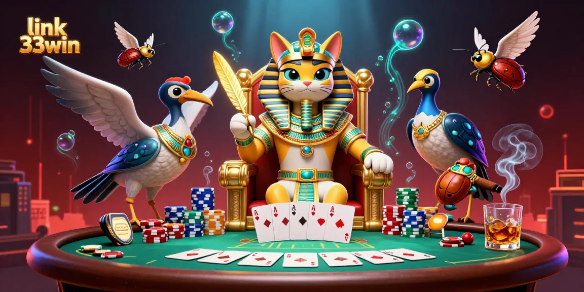 Engage with thrilling gameplay at link 33win through a vibrant casino scene featuring rich visuals.