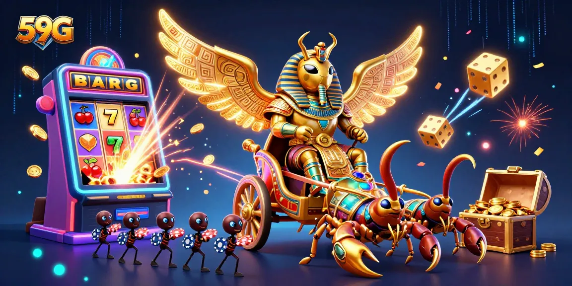Experience thrilling slots and exciting games with 59G in a vibrant casino atmosphere.